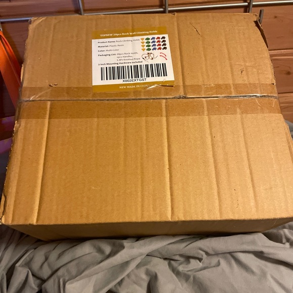 20 PCS Rock Climbing Holds, Rock Wall Holds with 5.9 Ft Climbing Rope Christmas - Picture 3 of 4